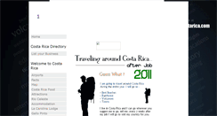 Desktop Screenshot of howiscostarica.com